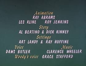 Screenshots from the 1962 Walter Lantz cartoon Room and Bored