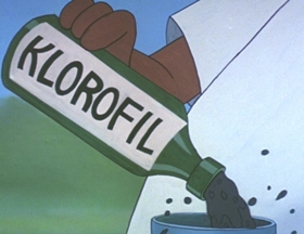 Screenshots from the 1962 Walter Lantz cartoon Careless Caretaker