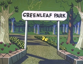 Screenshots from the 1962 Walter Lantz cartoon Careless Caretaker