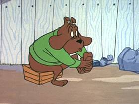 Screenshots from the 1962 Walter Lantz cartoon Corny Concerto