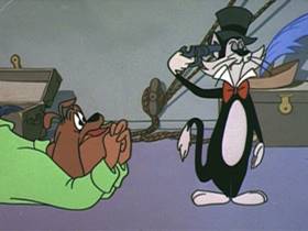 Screenshots from the 1962 Walter Lantz cartoon Corny Concerto