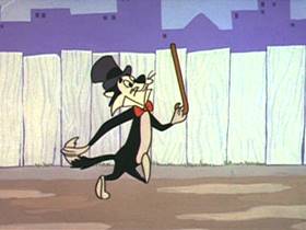 Screenshots from the 1962 Walter Lantz cartoon Corny Concerto