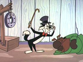 Screenshots from the 1962 Walter Lantz cartoon Corny Concerto