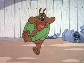 Screenshots from the 1962 Walter Lantz cartoon Corny Concerto