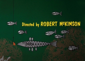 Screenshots from the 1962 Warner Bros. cartoon Fish and Slips
