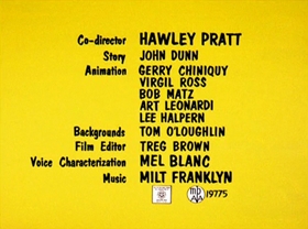 Screenshots from the 1962 Warner Bros. cartoon Mexican Boarders