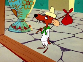 Screenshots from the 1962 Warner Bros. cartoon Mexican Boarders