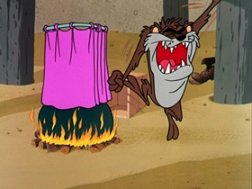 Screenshots from the 1962 Warner Bros. cartoon Bill of Hare