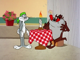 Screenshots from the 1962 Warner Bros. cartoon Bill of Hare