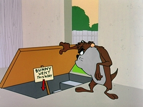 Screenshots from the 1962 Warner Bros. cartoon Bill of Hare