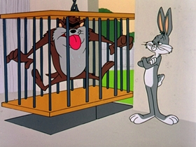 Screenshots from the 1962 Warner Bros. cartoon Bill of Hare