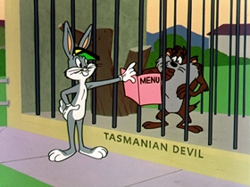 Screenshots from the 1962 Warner Bros. cartoon Bill of Hare