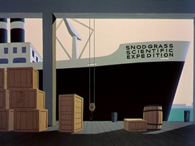 Screenshots from the 1962 Warner Bros. cartoon Bill of Hare