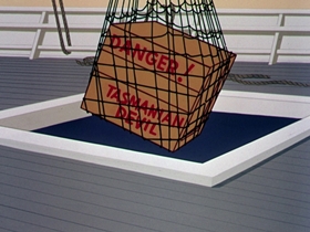 Screenshots from the 1962 Warner Bros. cartoon Bill of Hare