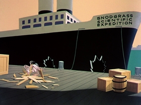 Screenshots from the 1962 Warner Bros. cartoon Bill of Hare