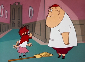 Screenshots from the 1962 Warner Bros. cartoon Honey