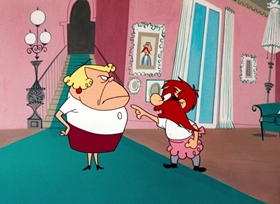 Screenshots from the 1962 Warner Bros. cartoon Honey