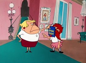 Screenshots from the 1962 Warner Bros. cartoon Honey