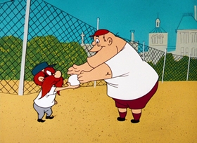 Screenshots from the 1962 Warner Bros. cartoon Honey