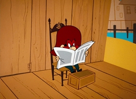 Screenshots from the 1962 Warner Bros. cartoon Honey