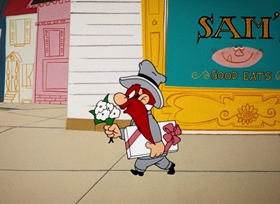 Screenshots from the 1962 Warner Bros. cartoon Honey