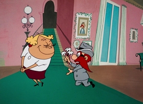 Screenshots from the 1962 Warner Bros. cartoon Honey