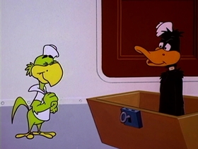 Screenshots from the 1962 Warner Bros. cartoon Good Noose