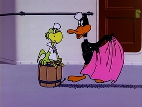 Screenshots from the 1962 Warner Bros. cartoon Good Noose