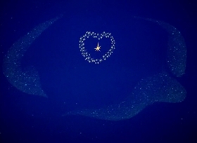 Screenshots from the 1962 Warner Bros. cartoon Martian Through Georgia