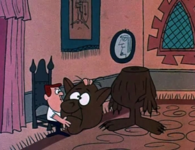 Screenshots from the 1962 Jay Ward Productions cartoon The Boy Who Couldn