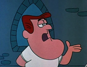 Screenshots from the 1962 Jay Ward Productions cartoon The Boy Who Couldn