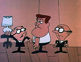 Screenshots from the 1962 Jay Ward Productions cartoon The Boy Who Couldn