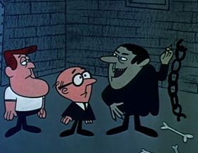Screenshots from the 1962 Jay Ward Productions cartoon The Boy Who Couldn