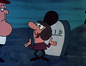 Screenshots from the 1962 Jay Ward Productions cartoon The Boy Who Couldn