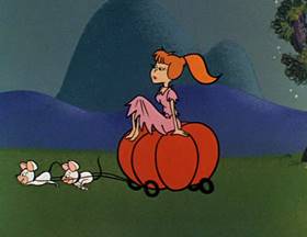 Screenshots from the 1962 Hanna-Barbera cartoon Slippery Slippers