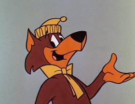 Screenshots from the 1962 Hanna-Barbera cartoon Slippery Slippers