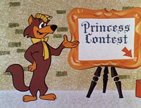 Screenshots from the 1962 Hanna-Barbera cartoon Slippery Slippers