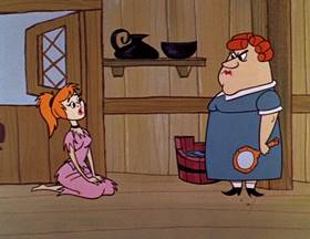 Screenshots from the 1962 Hanna-Barbera cartoon Slippery Slippers