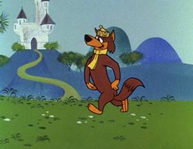 Screenshots from the 1962 Hanna-Barbera cartoon Slippery Slippers