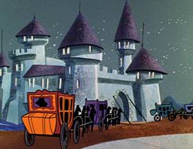 Screenshots from the 1962 Hanna-Barbera cartoon Slippery Slippers