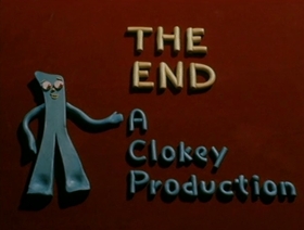 Screenshots from the 1963 Clokey Productions cartoon Santa Witch