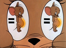 Screenshots from the 1963 MGM cartoon Penthouse Mouse