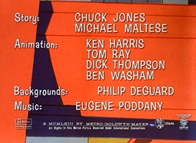 Screenshots from the 1963 MGM cartoon Penthouse Mouse