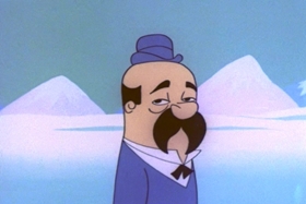 Screenshots from the 1963 Walter Lantz cartoon Case of the Cold-Storage Yegg