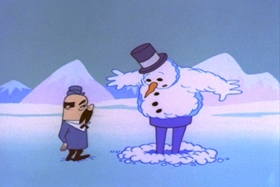 Screenshots from the 1963 Walter Lantz cartoon Case of the Cold-Storage Yegg