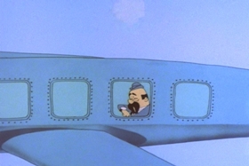 Screenshots from the 1963 Walter Lantz cartoon Case of the Cold-Storage Yegg