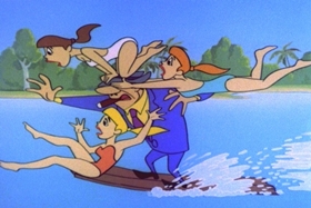 Screenshots from the 1963 Walter Lantz cartoon Case of the Cold-Storage Yegg