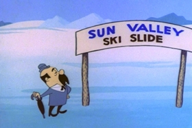 Screenshots from the 1963 Walter Lantz cartoon Case of the Cold-Storage Yegg