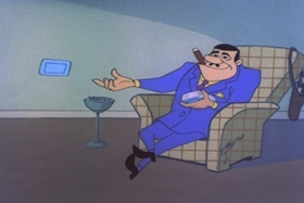 Screenshots from the 1963 Walter Lantz cartoon Case of the Cold-Storage Yegg