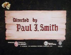 Screenshots from the 1963 Walter Lantz cartoon Robin Hoody Woody